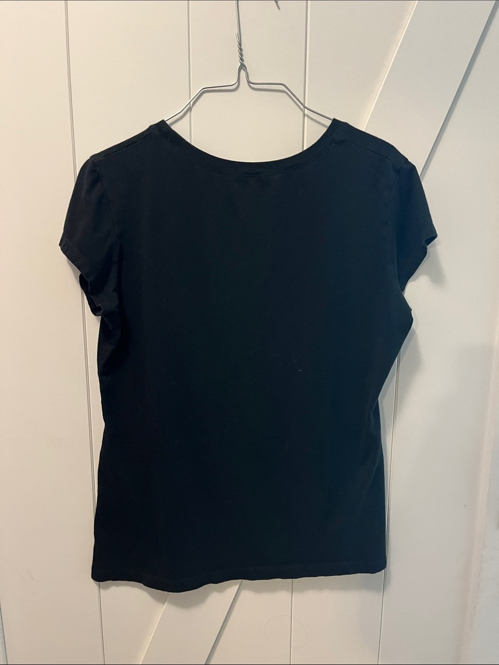 Wound Up Black Short-Sleeve Tee with Metallic Script - Picture 3 of 3